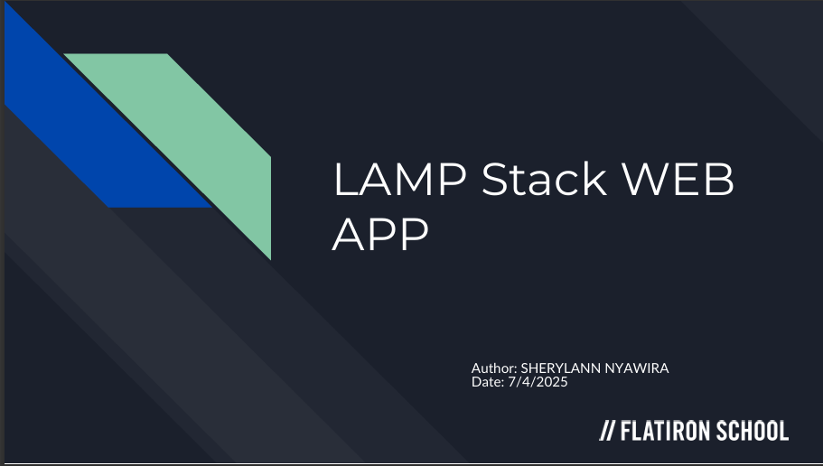 LAMP Stack Development